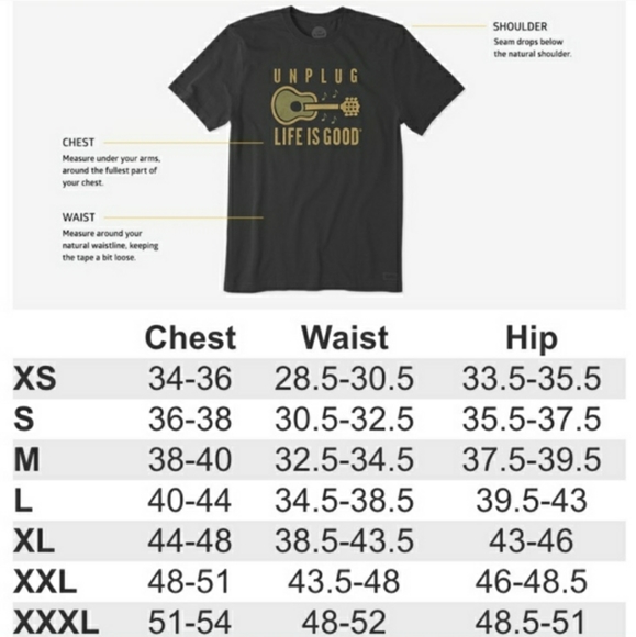 LIFE IS GOOD Men's Bark The Herald Tree Long Sleeve Crusher Tee NWOT! - Picture 4 of 5